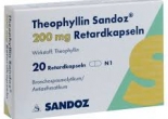 Giới hạn liều an toàn và liều độc của theophyllin rất hẹp