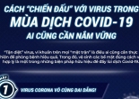 Cách chiến đấu với virus trong mùa dịch Covid-19 ai cũng cần nắm vững